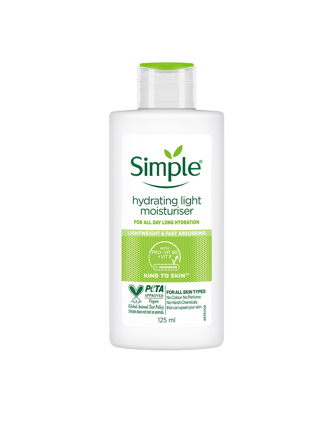

Simple Kind To Skin Hydrating Light Moisturiser 125 ml, White