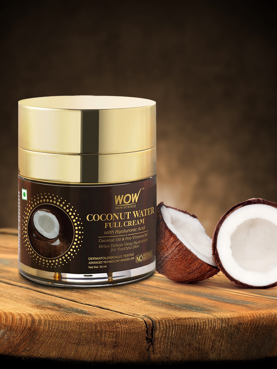 

WOW Skin Science Coconut Water Full Cream - 50mL, Brown