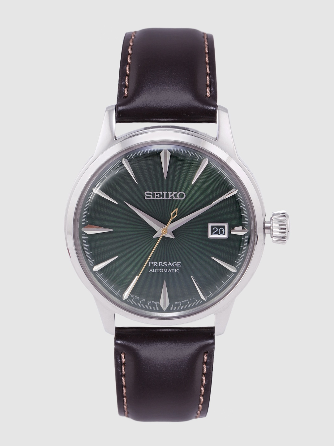 

SEIKO Men Green Presage Automatic Printed Analogue Watch SRPD37J1