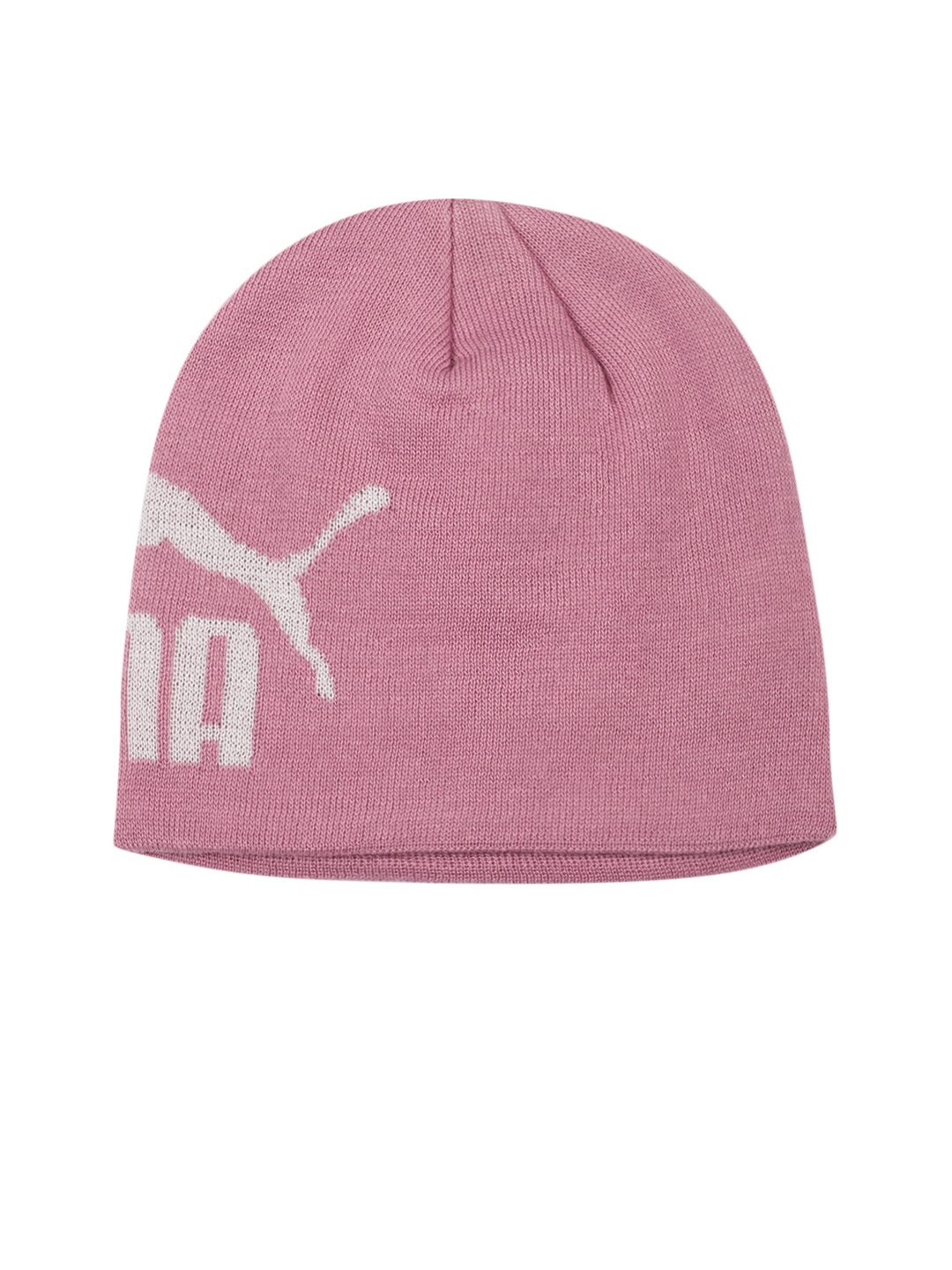 

Puma Unisex Pink & White Self Design Beanie