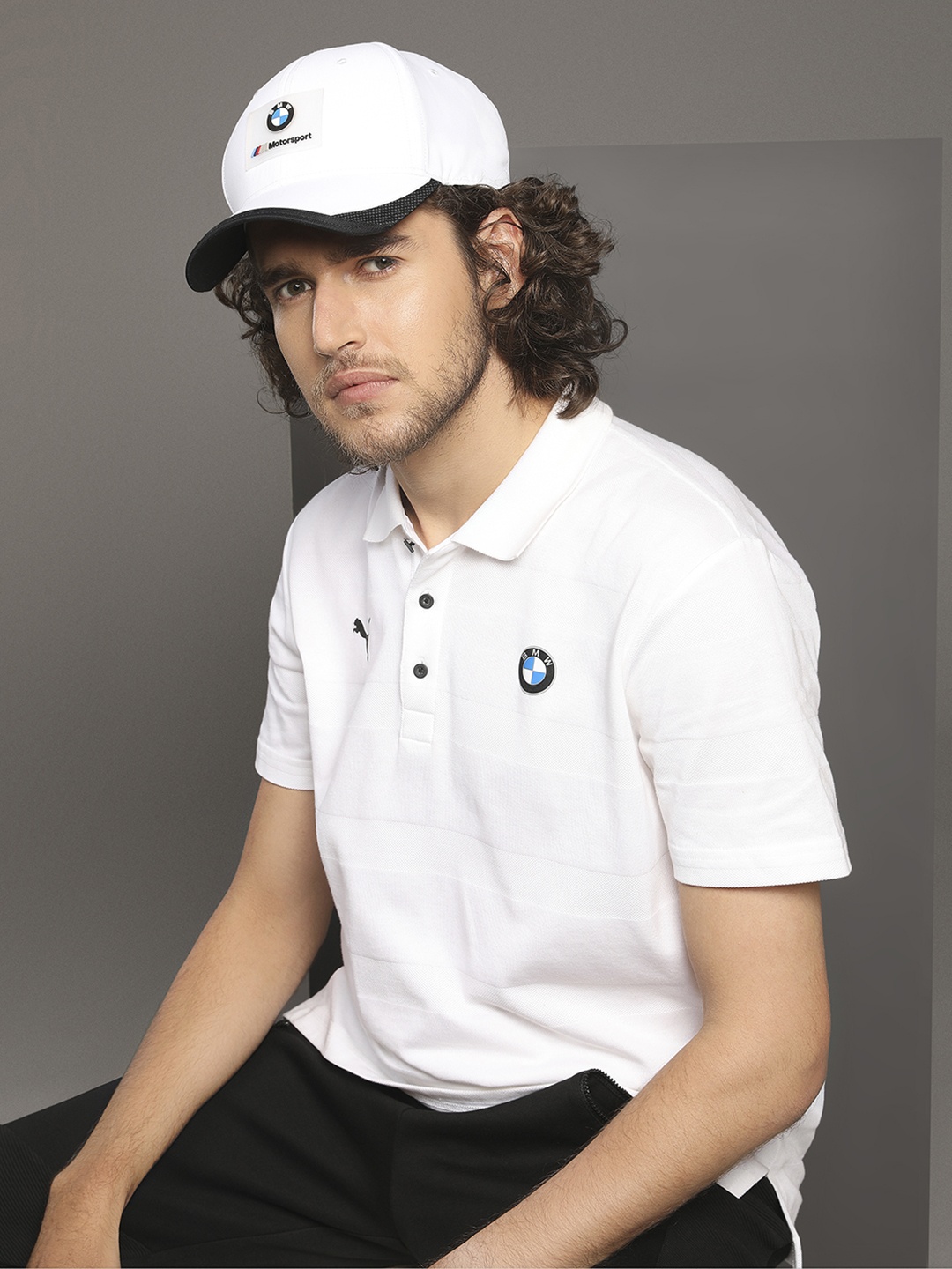 

Puma Unisex White Solid Baseball Cap