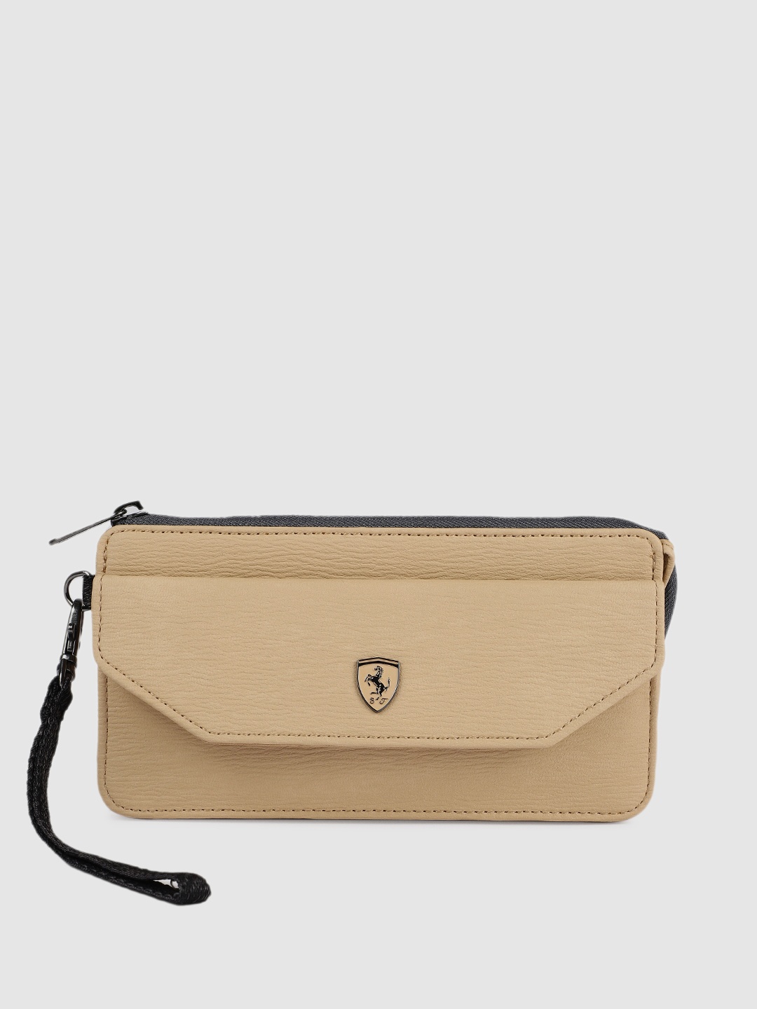 

Puma Women Khaki Solid Zip Around Wallet