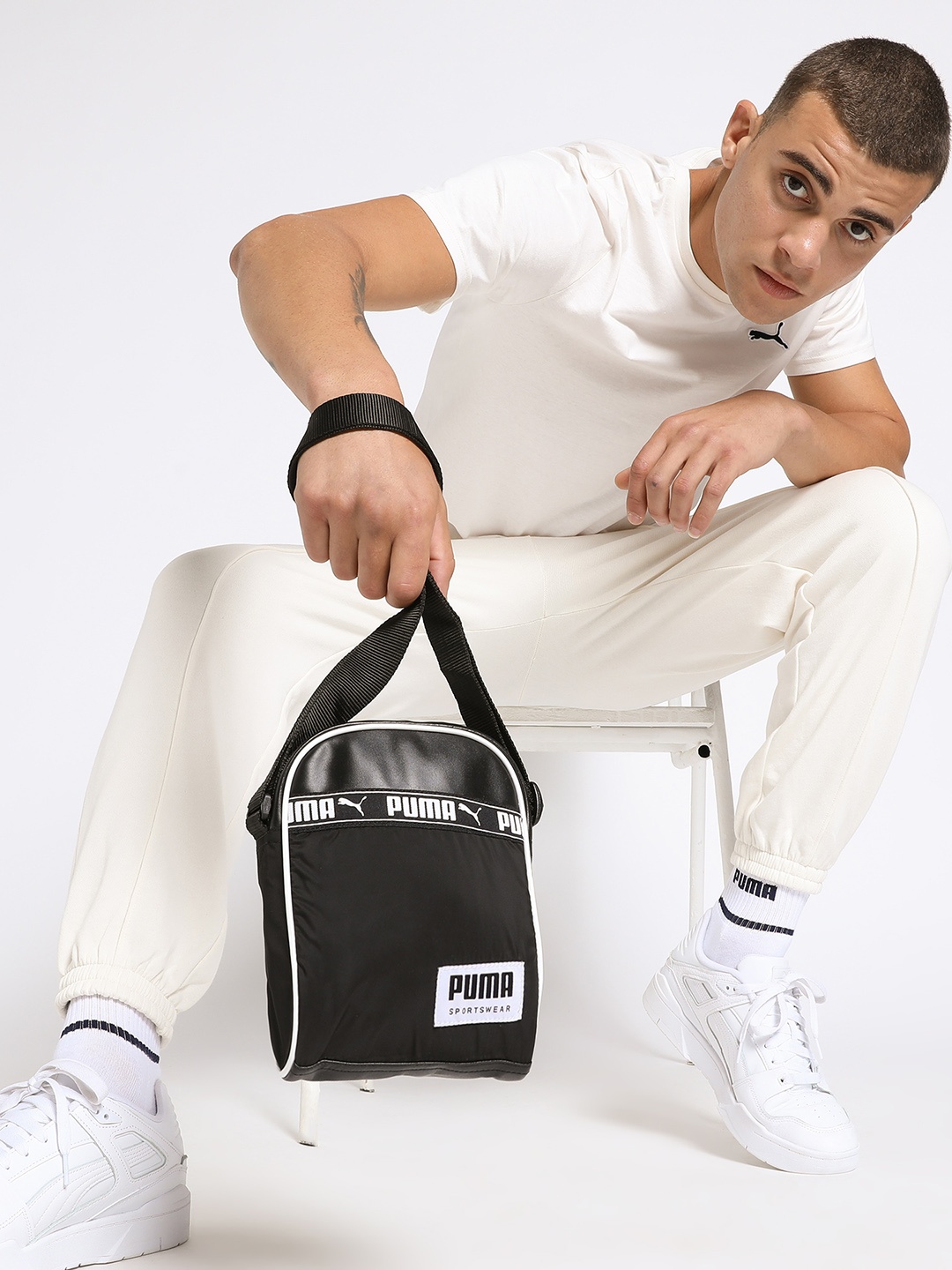 

Puma Unisex Black Campus Portable Shoulder Bag
