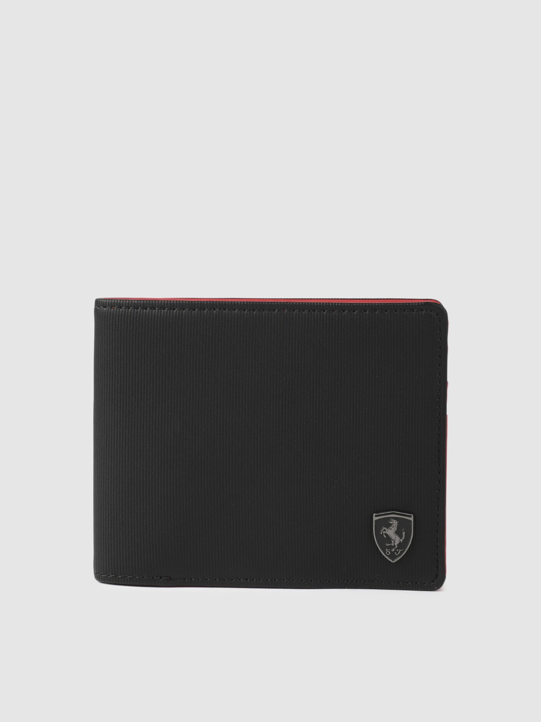 

Puma Unisex Black Solid Two Fold Wallet