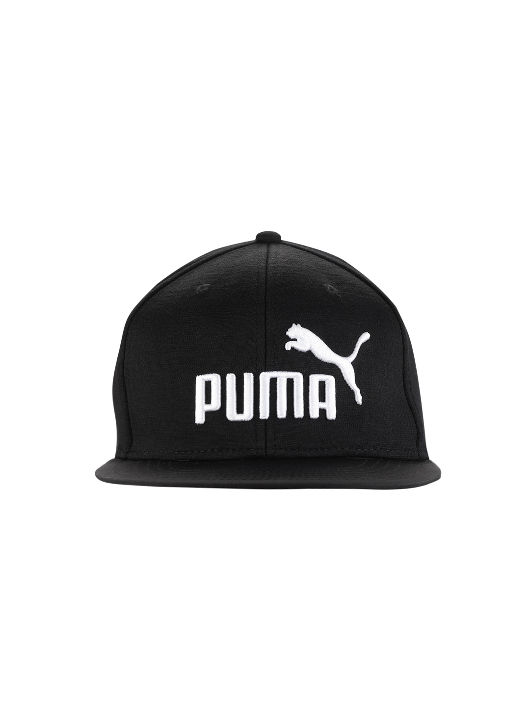 

Puma Unisex Black Flatbrim Snapback Cap