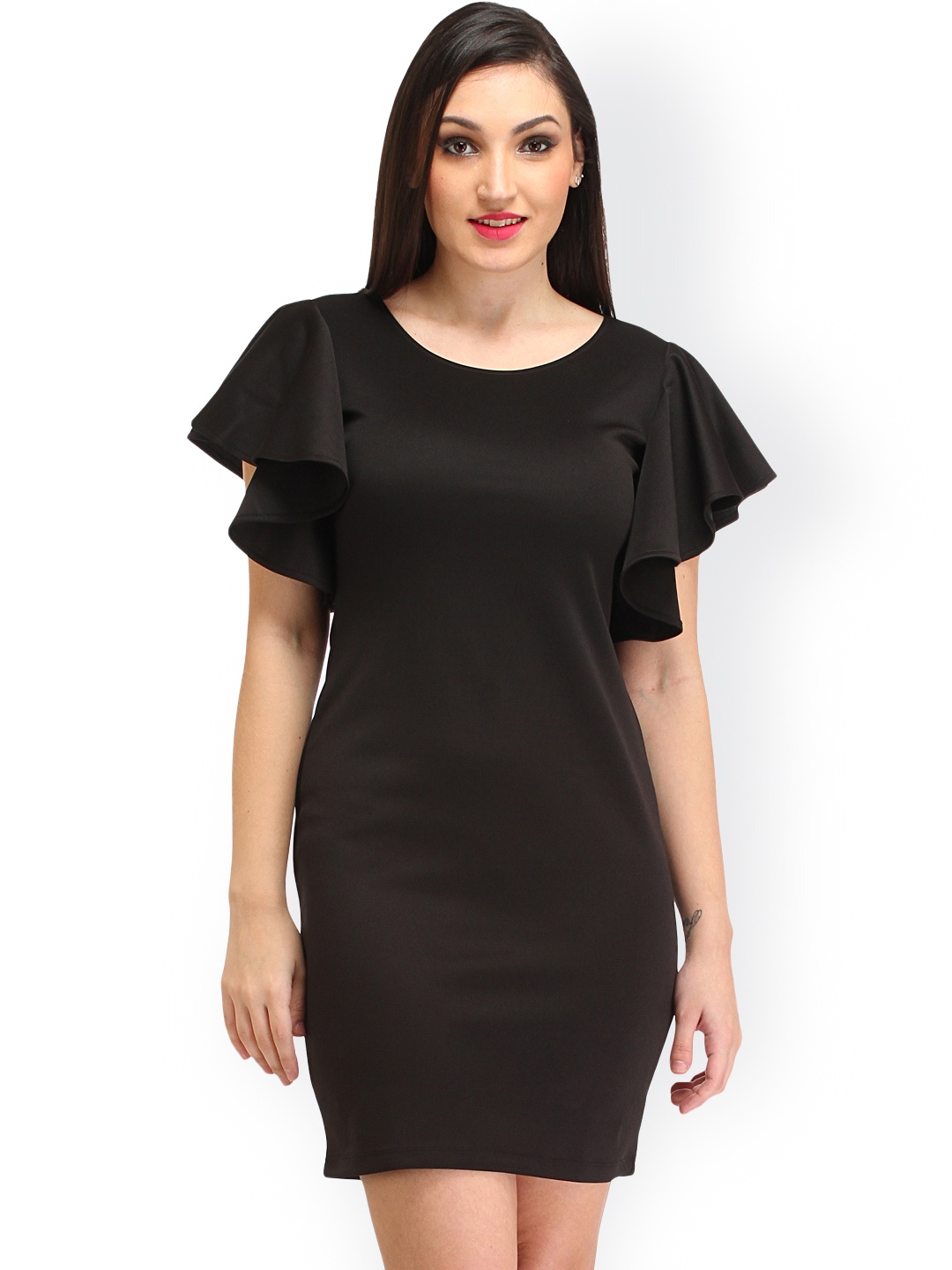 

Cation Black Sheath Dress