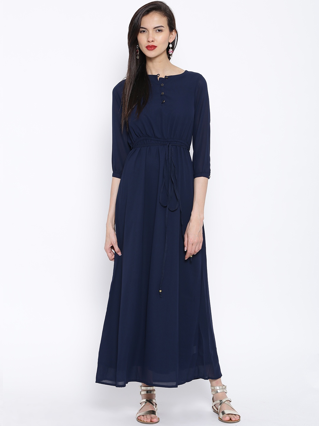 

Tokyo Talkies Navy Maxi Dress, Navy blue