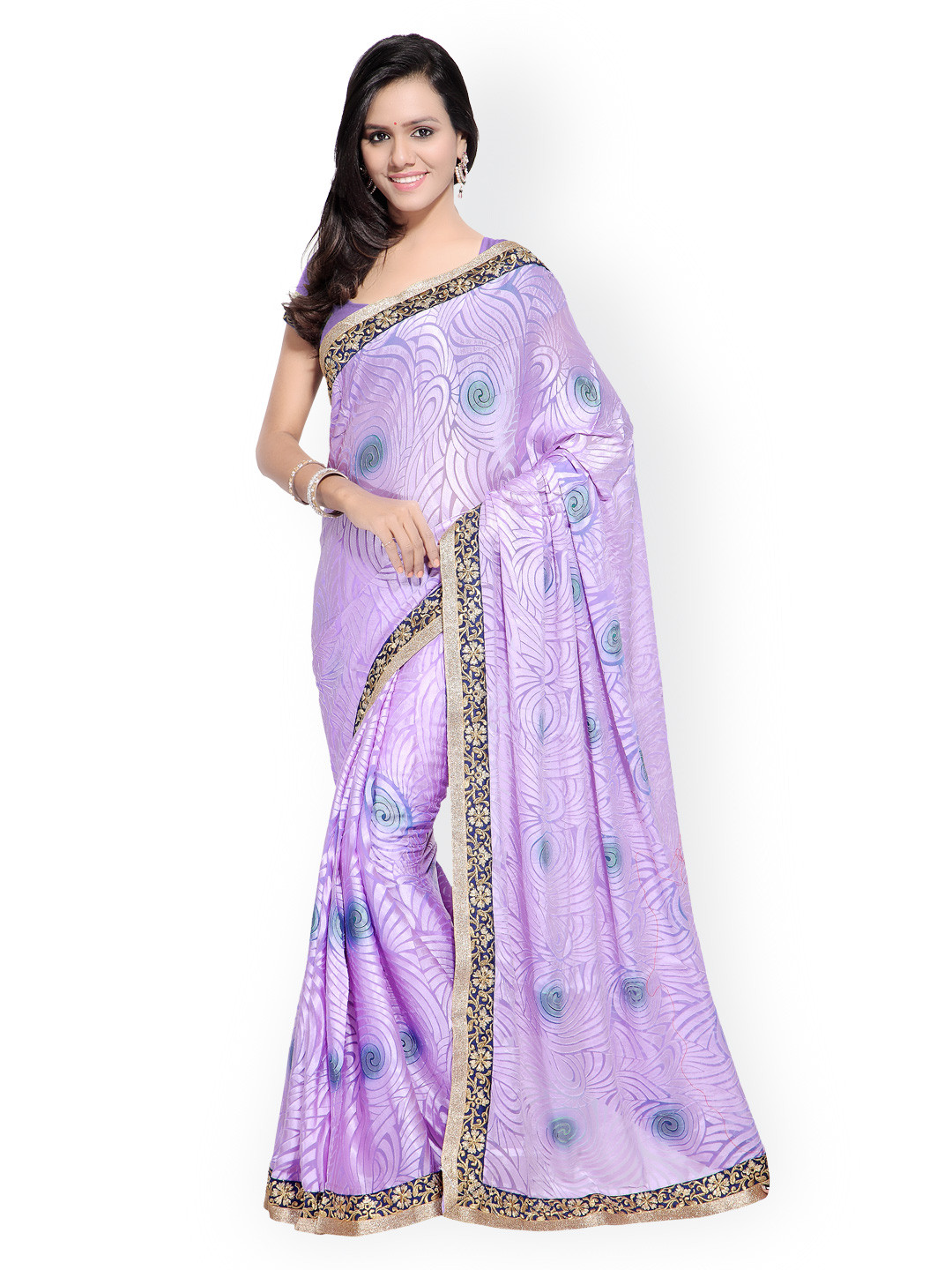 

Kalista Purple Brasso Saree