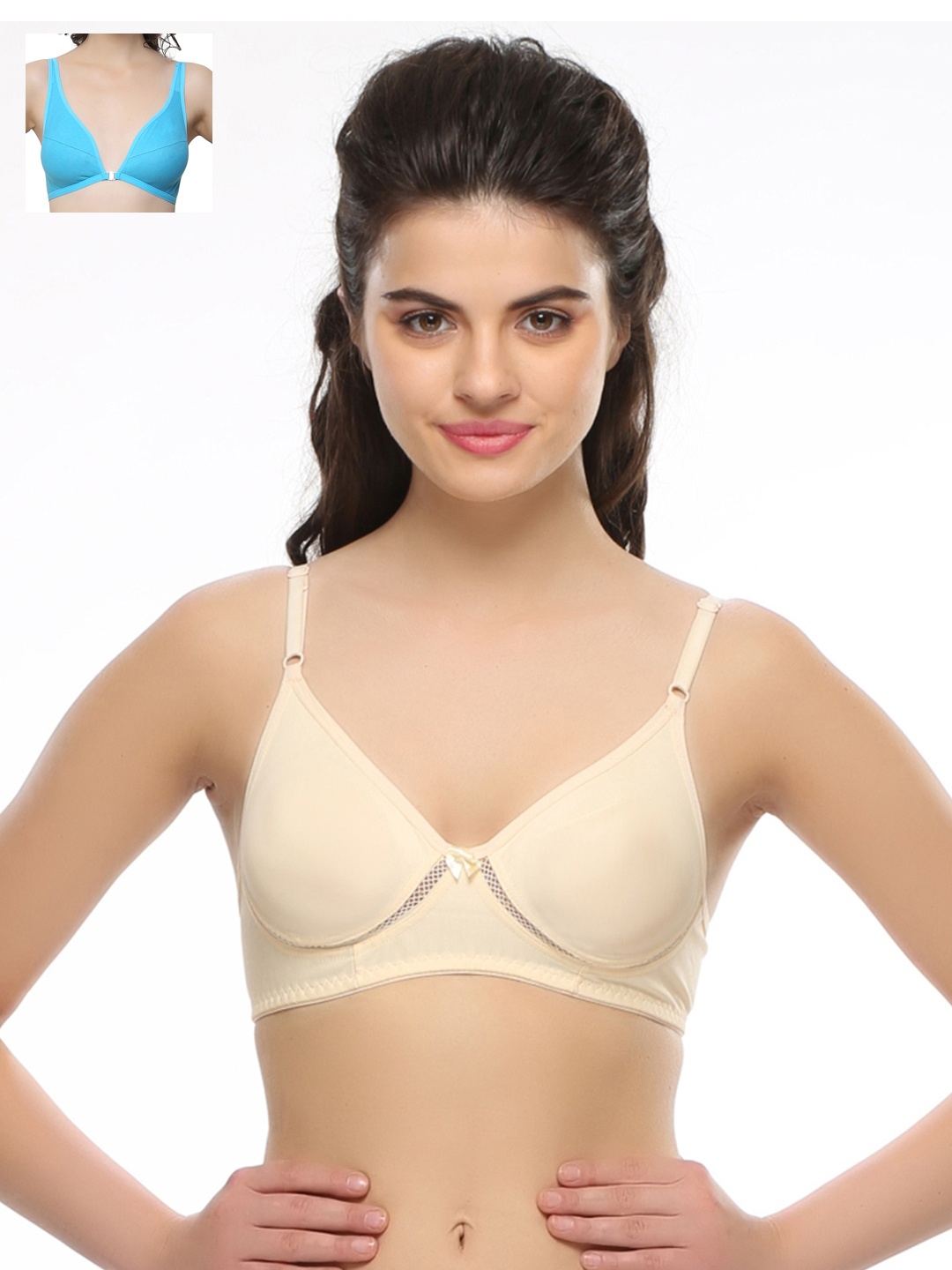 

Clovia Pack Of 2 Bra, Nude
