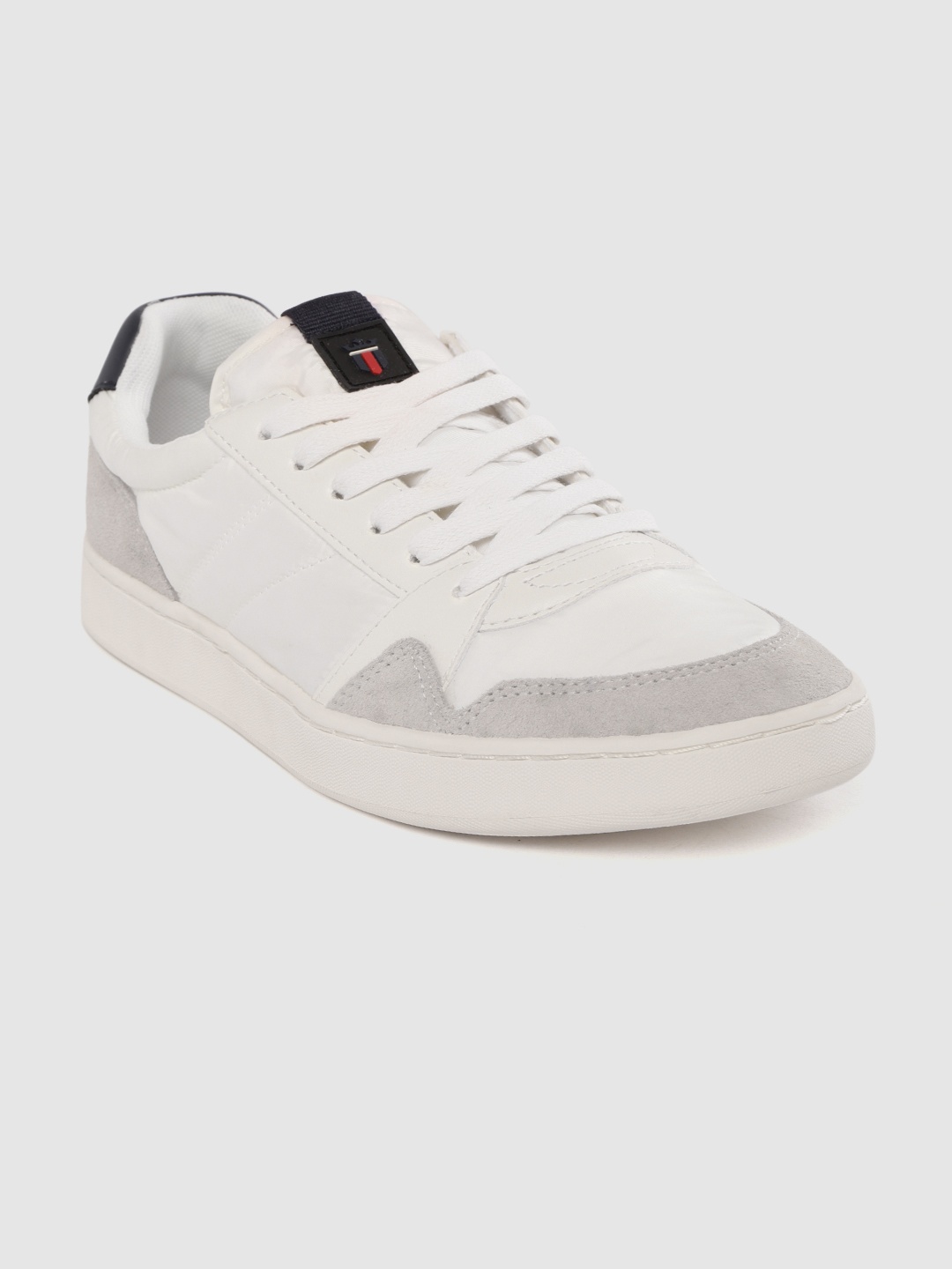 

Louis Philippe Sport Men White Solid Sneakers