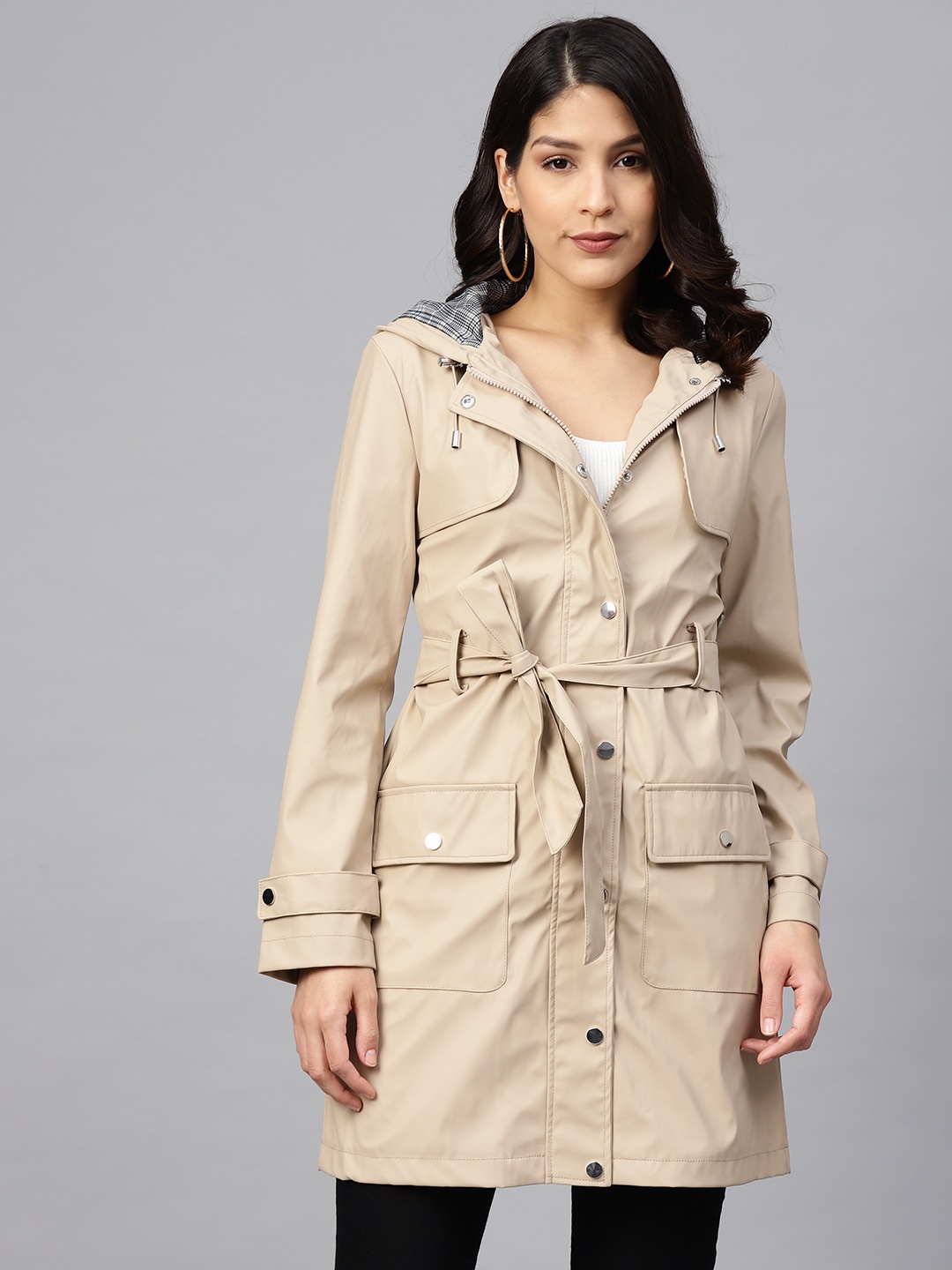 

DOROTHY PERKINS Women Cream-Coloured Solid Tailored Jacket
