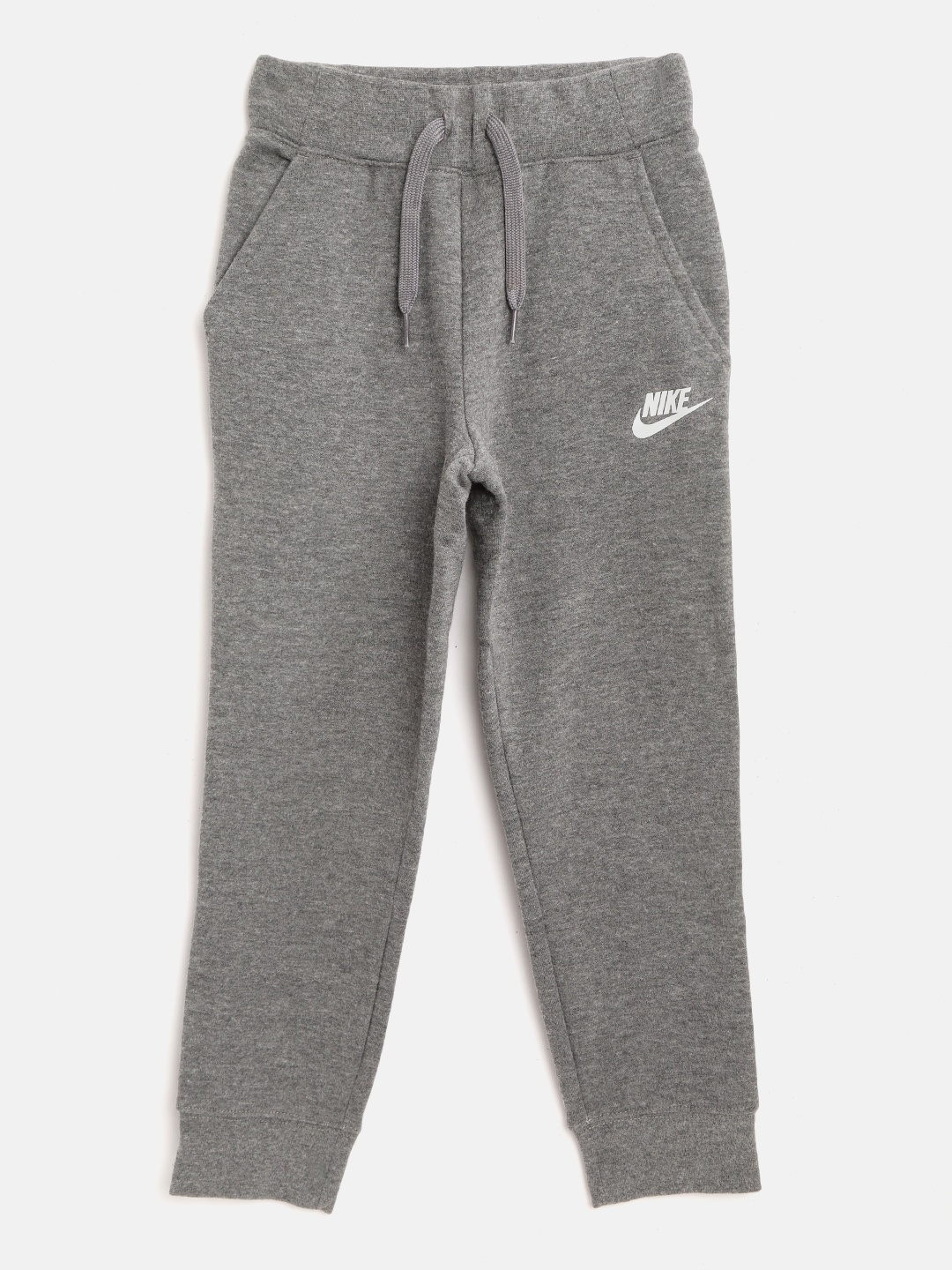 

Nike Girls Grey Melange NSW PE Solid Outdoor Joggers
