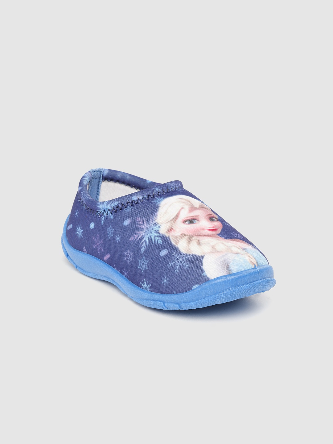 

toothless Girls Blue & Beige Disney Frozen Elsa Print Slip-On Sneakers
