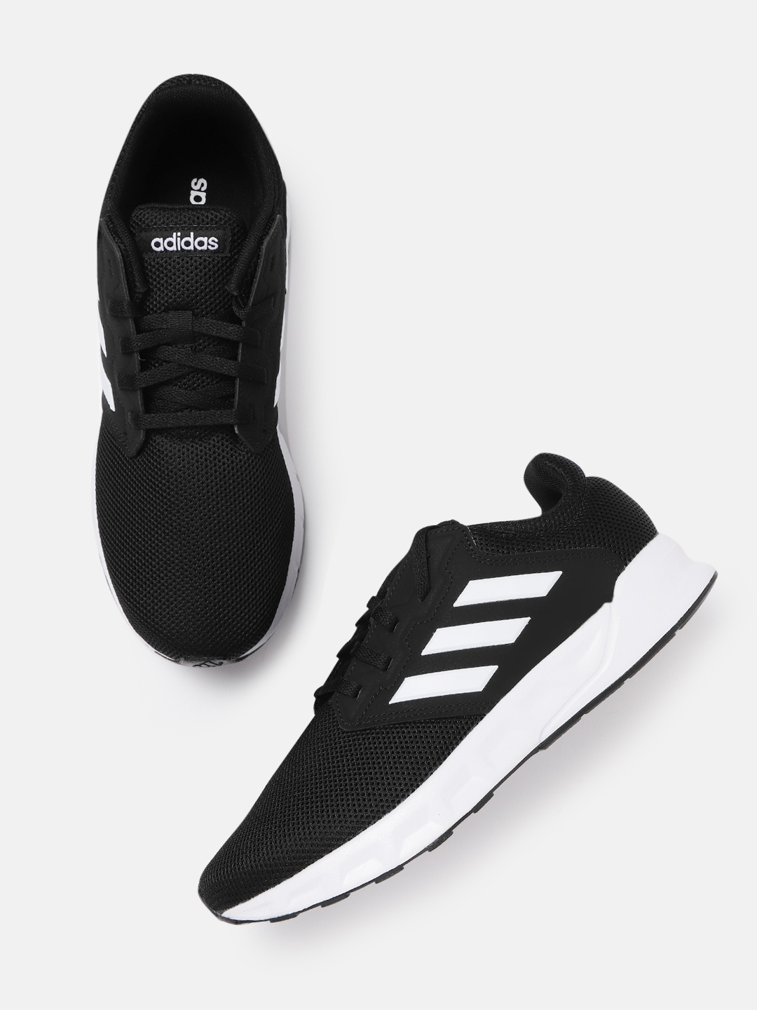 

ADIDAS Men Black Woven Design Show The Way Sustainable Running Shoes