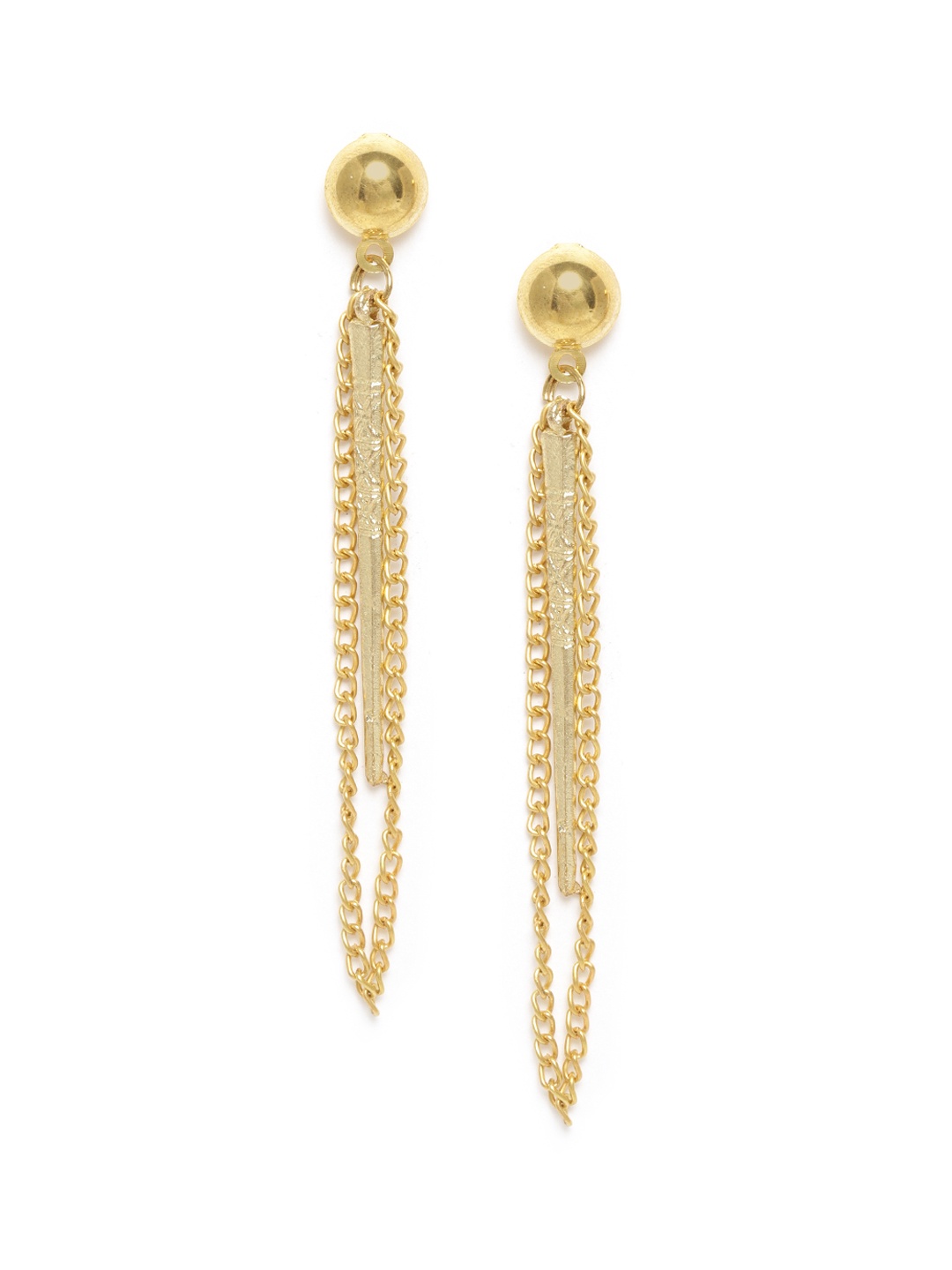 

DIVA WALK EXCLUSIVE Gold-Plated Handcrafted Contemporary Drop Earrings
