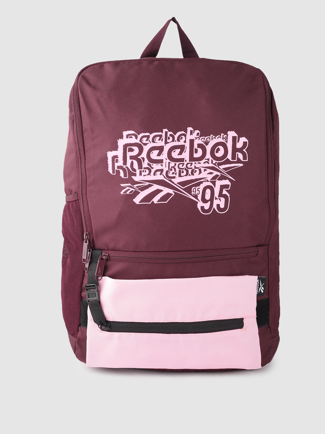 

Reebok Men Brand Logo Printed Backpack, Maroon