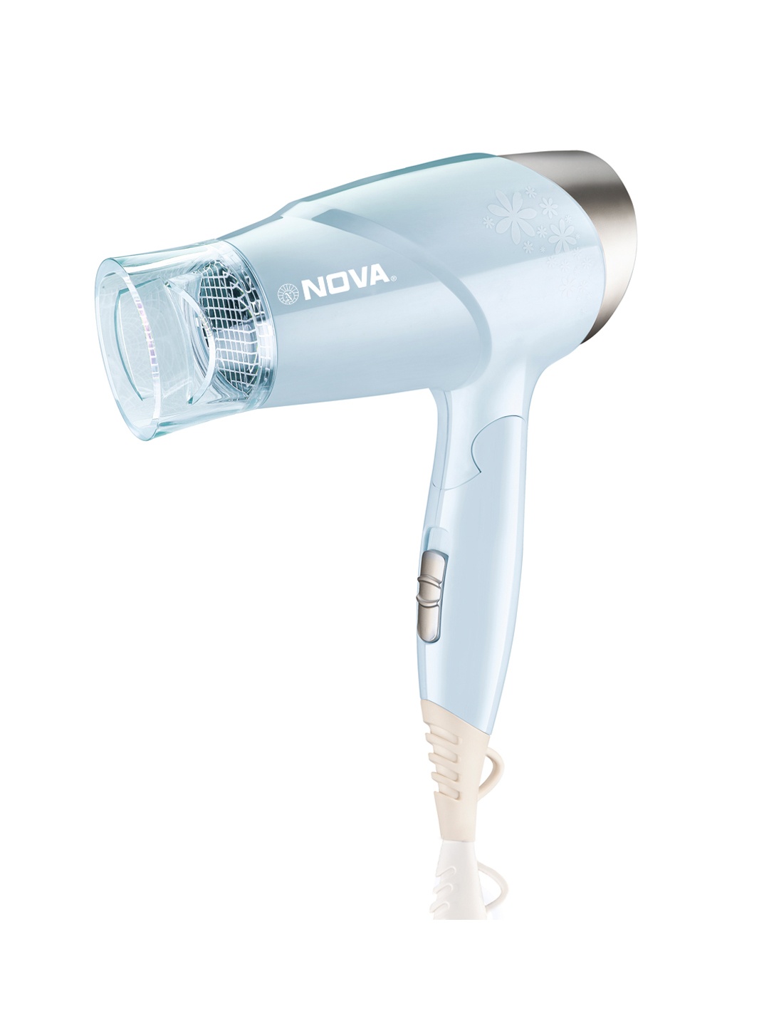 

NOVA Women Blue Premium Silky Shine Hot And Cold Foldable NHP 8203 Hair Dryer