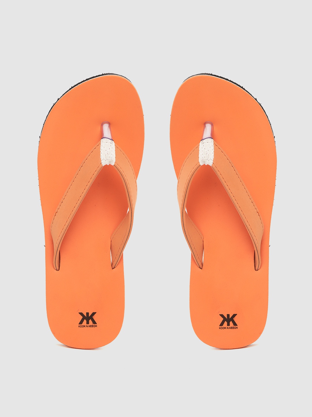 

Kook N Keech Women Orange Solid Thong Flip-Flops