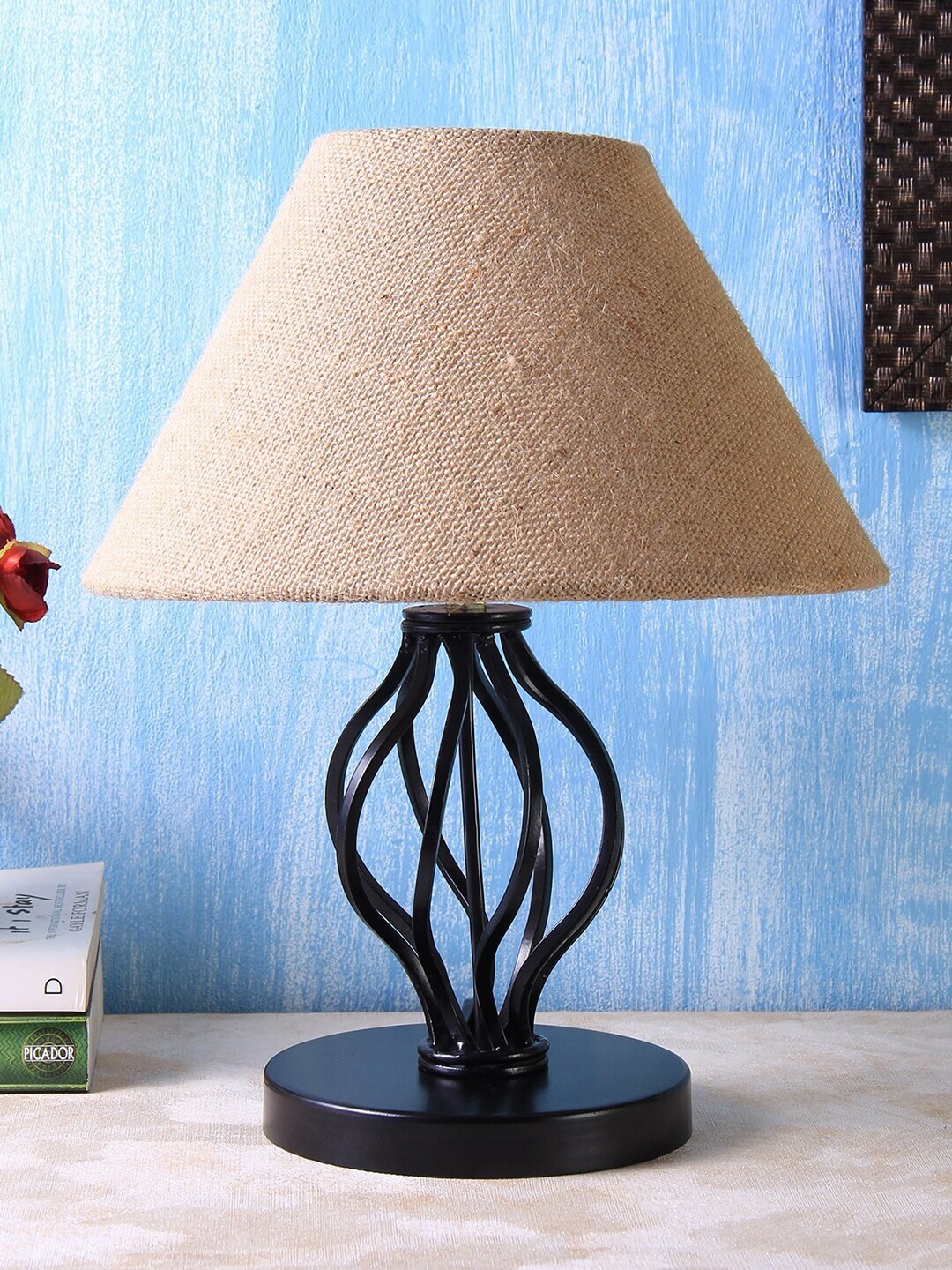 

Devansh Beige Solid Traditional Frustum Table Lamp