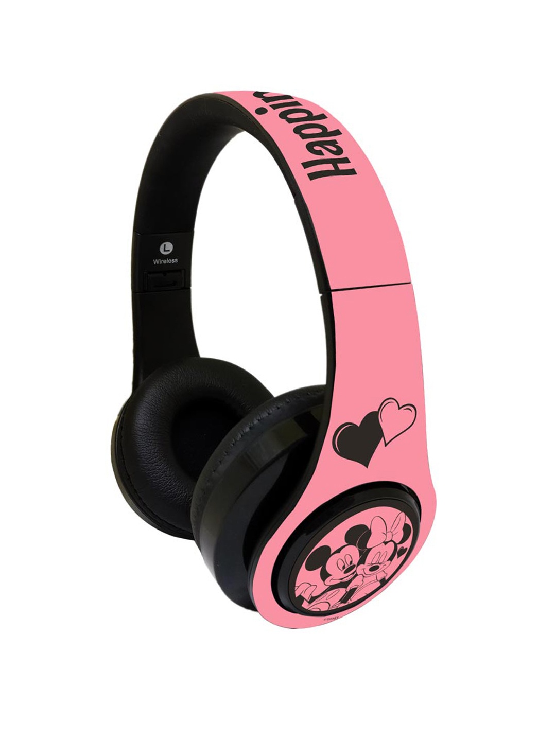 

YK Kids Pink Mickey Mouse Printed Wireless On Ear Headphone SODCIBLDD5214