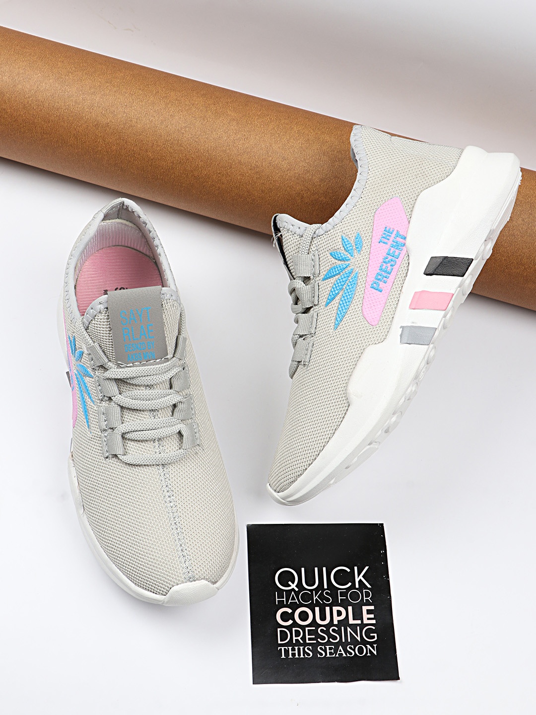 

Shoetopia Women Grey Solid Sneakers