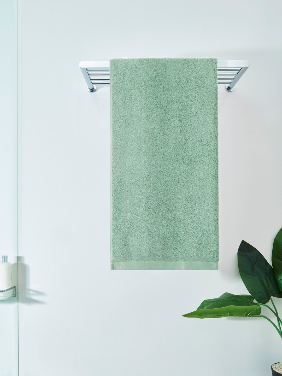

DDecor Unisex Green Solid 450 GSM Live Beautiful Bath Towel