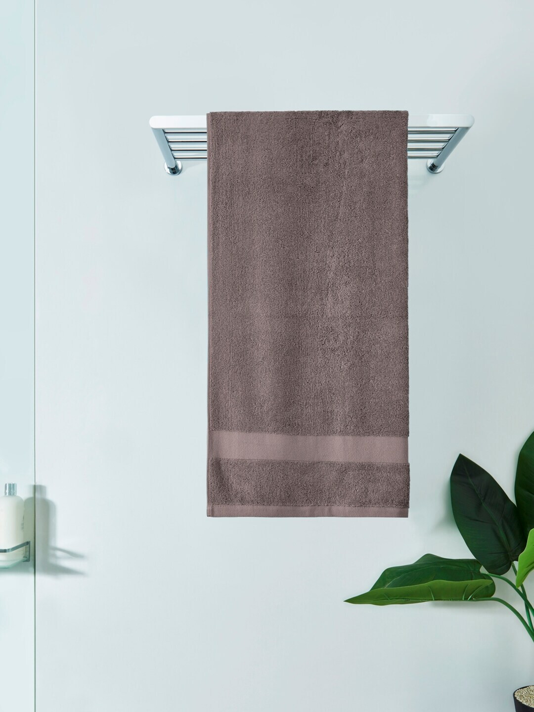 

DDecor Unisex Grey Solid 500 GSM Live Beautiful Bath Towel