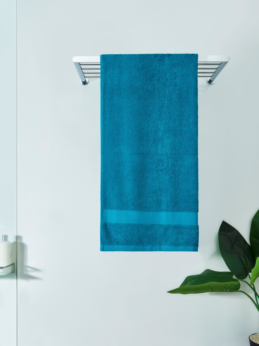 

DDecor Unisex Blue Solid 500 GSM Live Beautiful Bath Towel