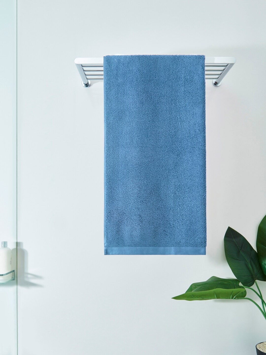 

DDecor Unisex Blue Solid 450 GSM Live Beautiful Bath Towel