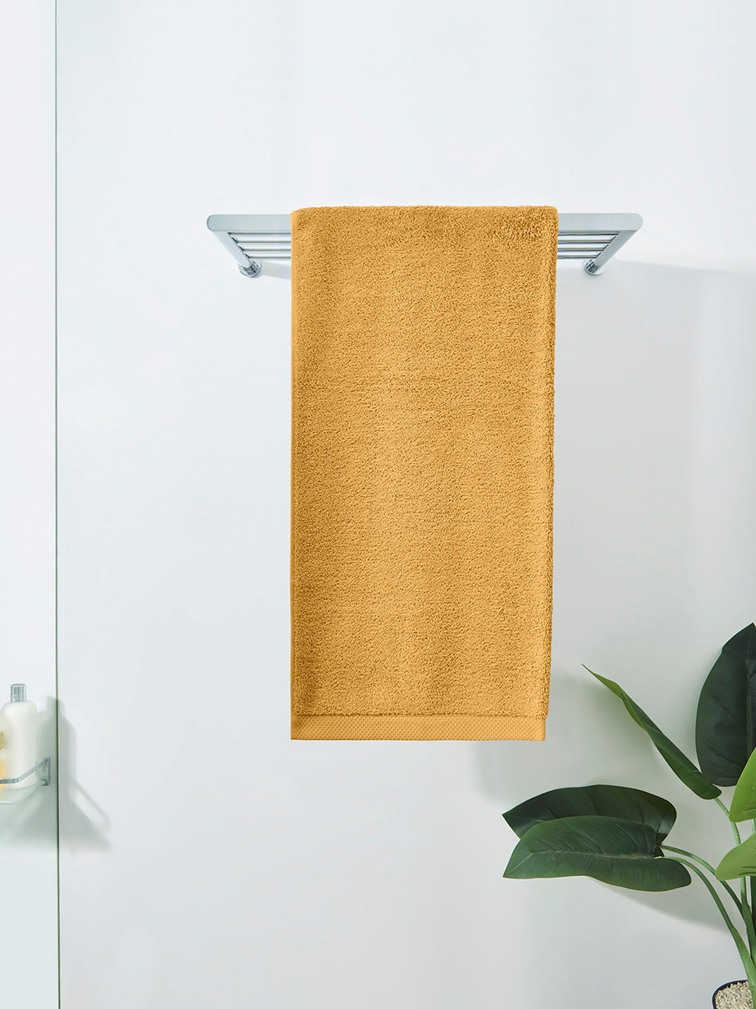 

DDecor Unisex Orange Solid 550 GSM Live Beautiful Bath Towel
