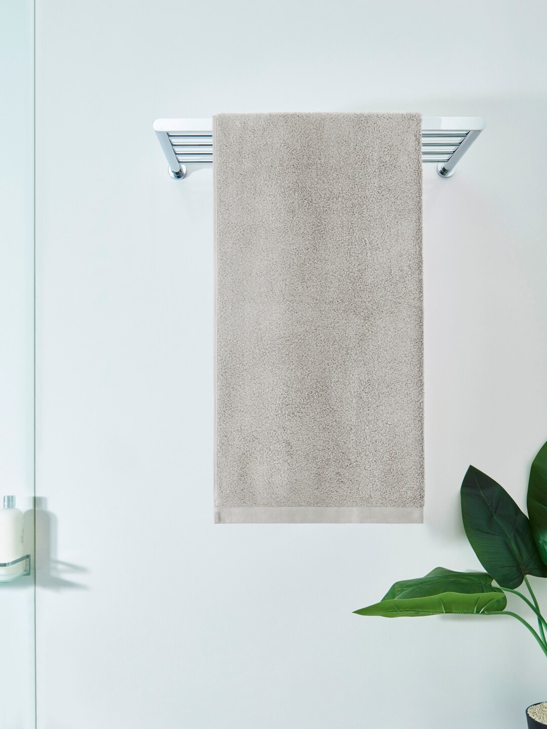 

DDecor Unisex Grey Solid 450 GSM Live Beautiful Bath Towel