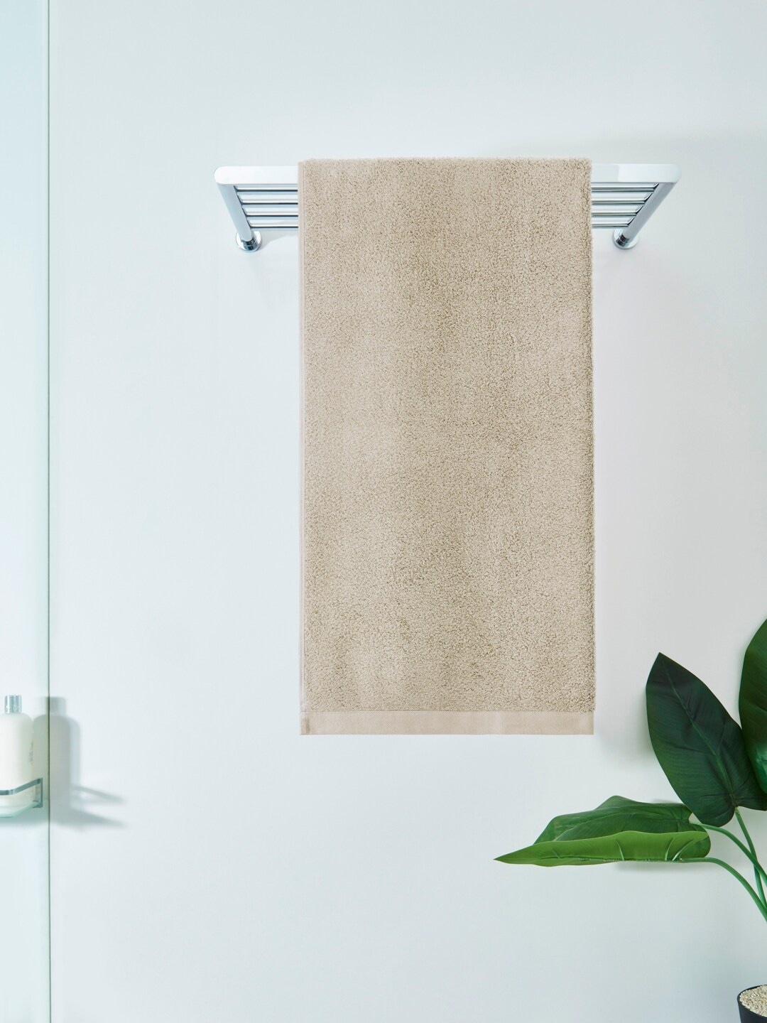 

DDecor Unisex Beige Solid 450 GSM Live Beautiful Bath Towel