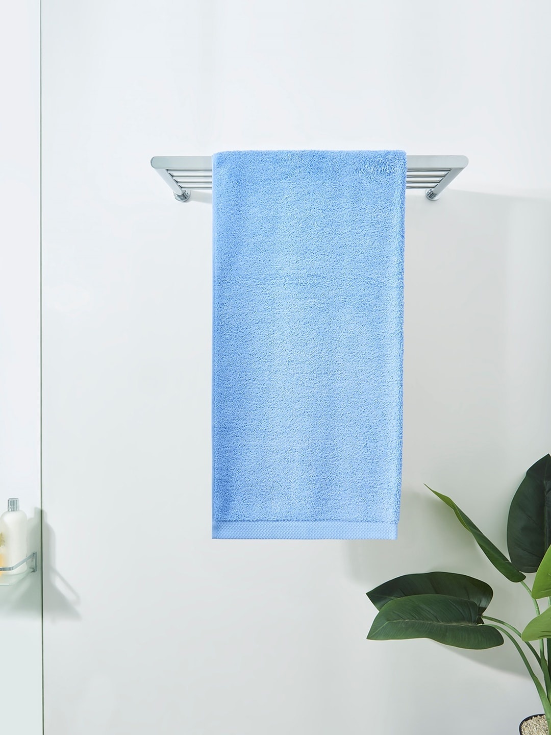 

DDecor Unisex Blue Solid 550 GSM Live Beautiful Bath Towel