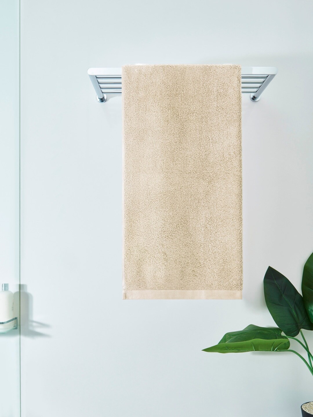 

DDecor Unisex Beige Solid 450 GSM Live Beautiful Bath Towel