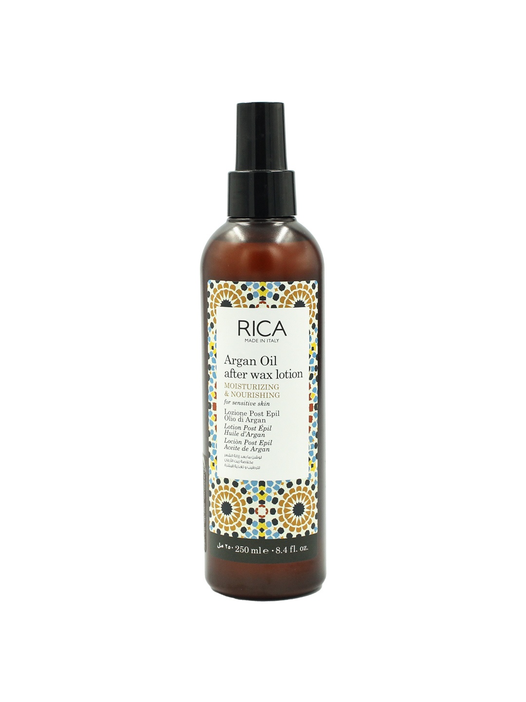 

RICA Unisex Argan After Waxing Lotion 250ml, Brown