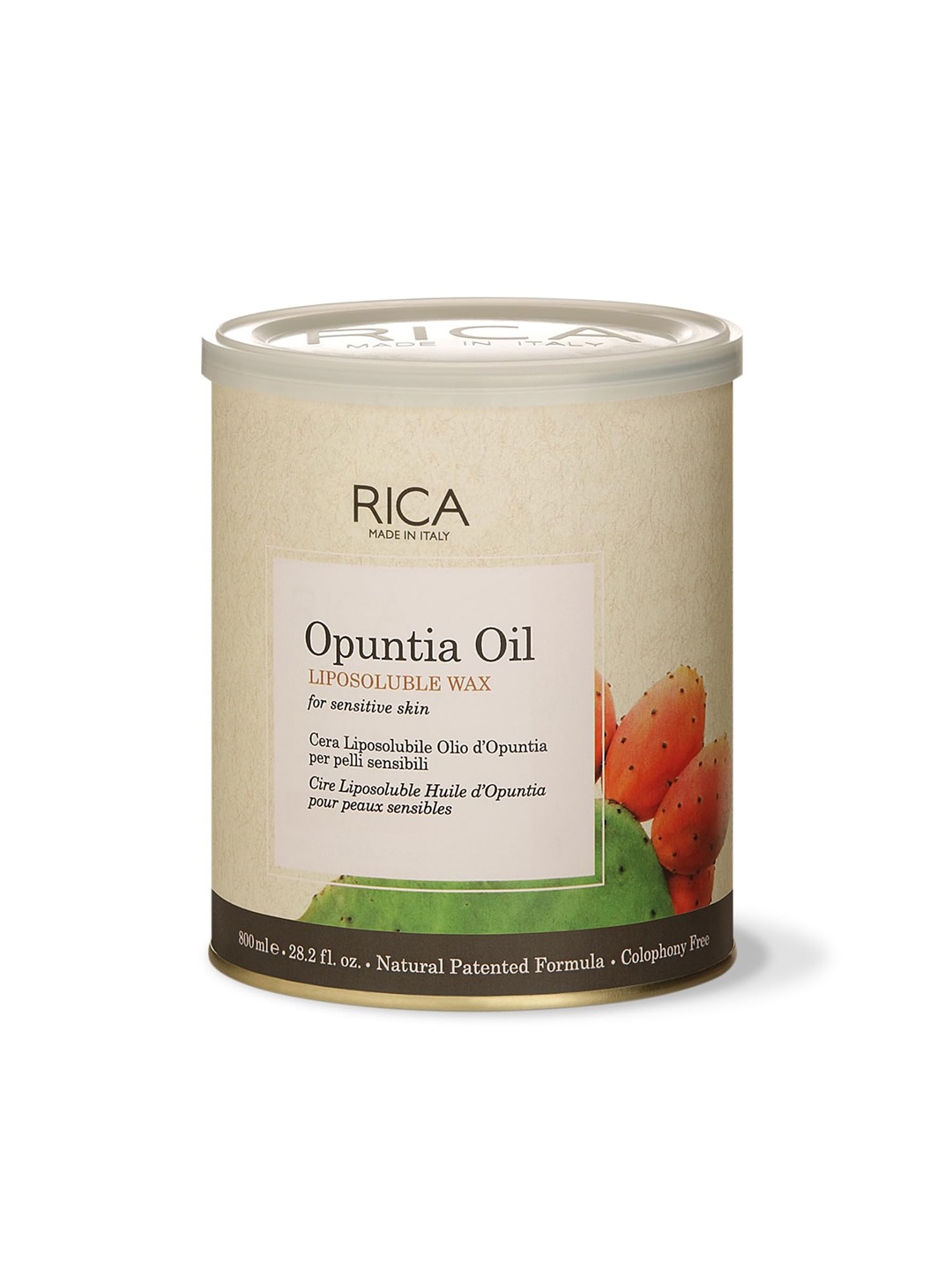 

RICA Opuntia Oil Lipsoluble Wax 800 ml, Beige