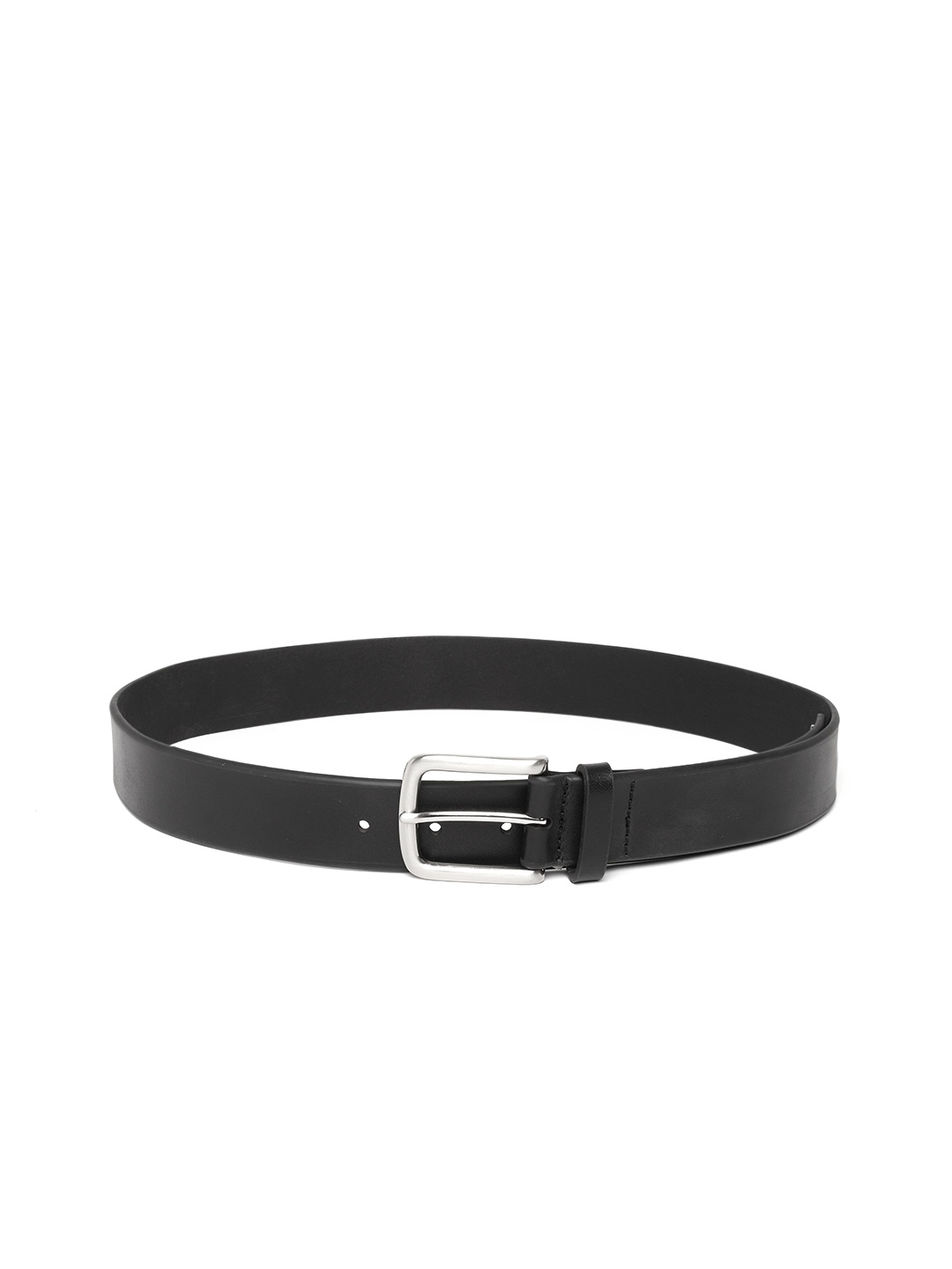 

Marks & Spencer Men Black Solid Leather Belt