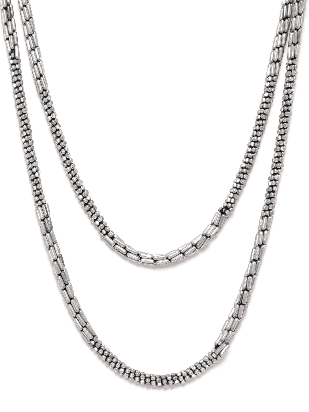 

RICHEERA Silver-Plated Layered Necklace