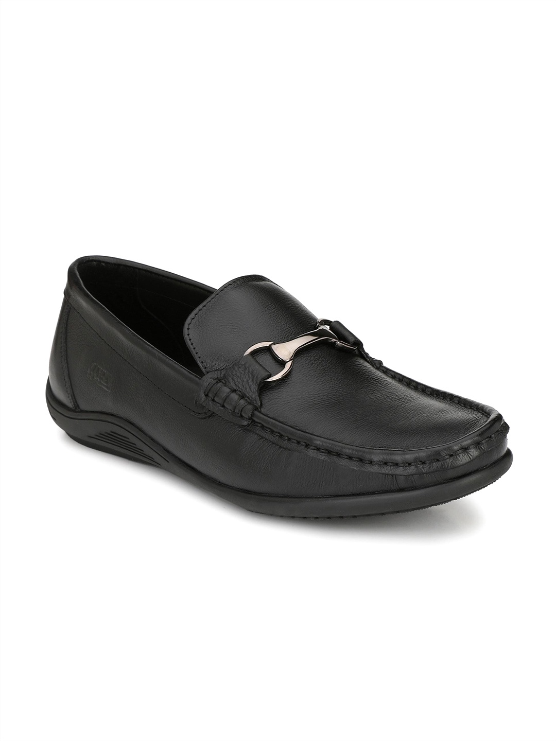 

Hitz Men Black Leather Loafers