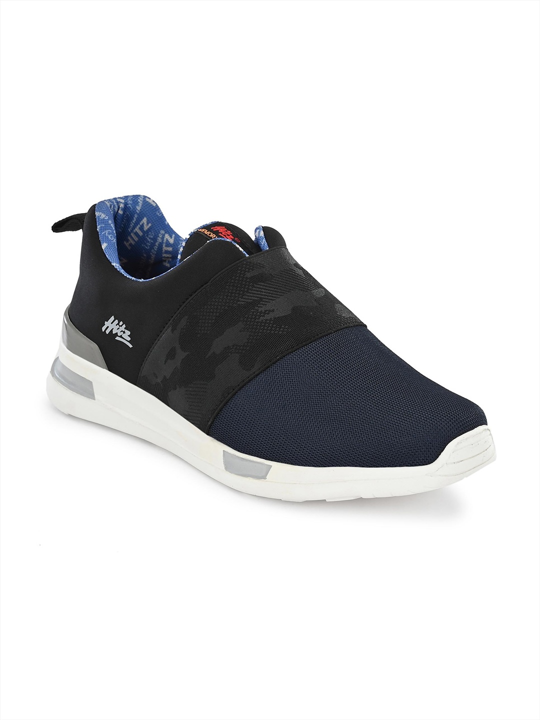 

Hitz Men Blue Textile Running Shoes