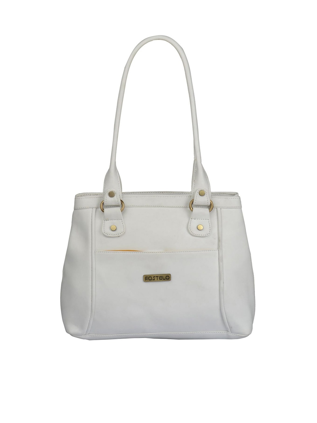 

Fostelo White Solid Shoulder Bag