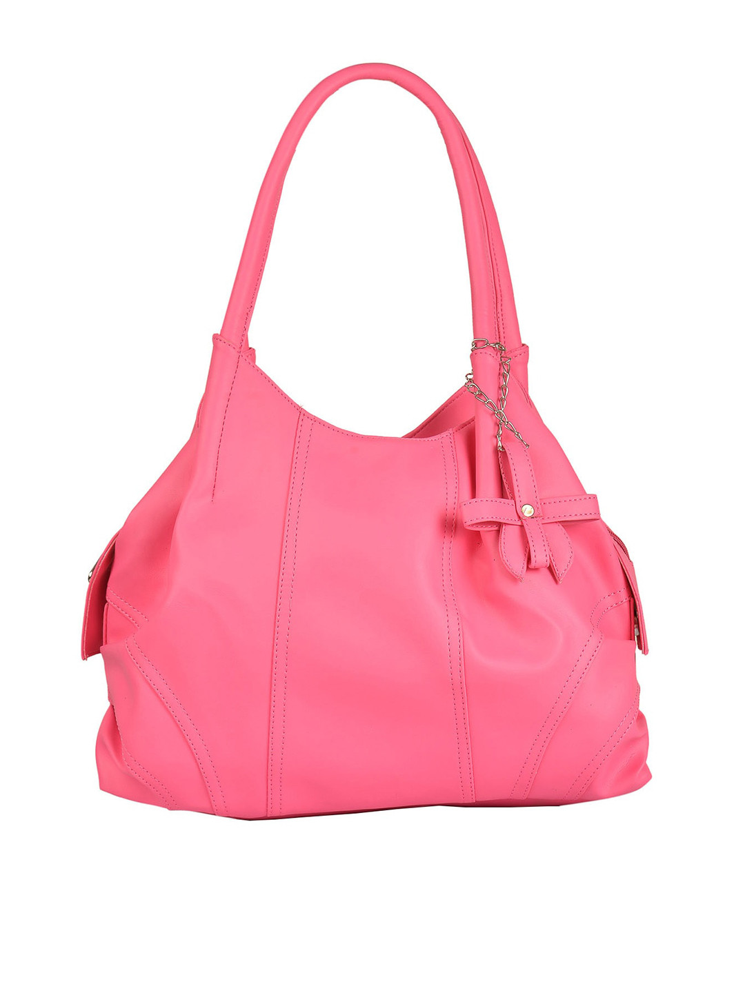 

Fostelo Pink Solid Shoulder Bag