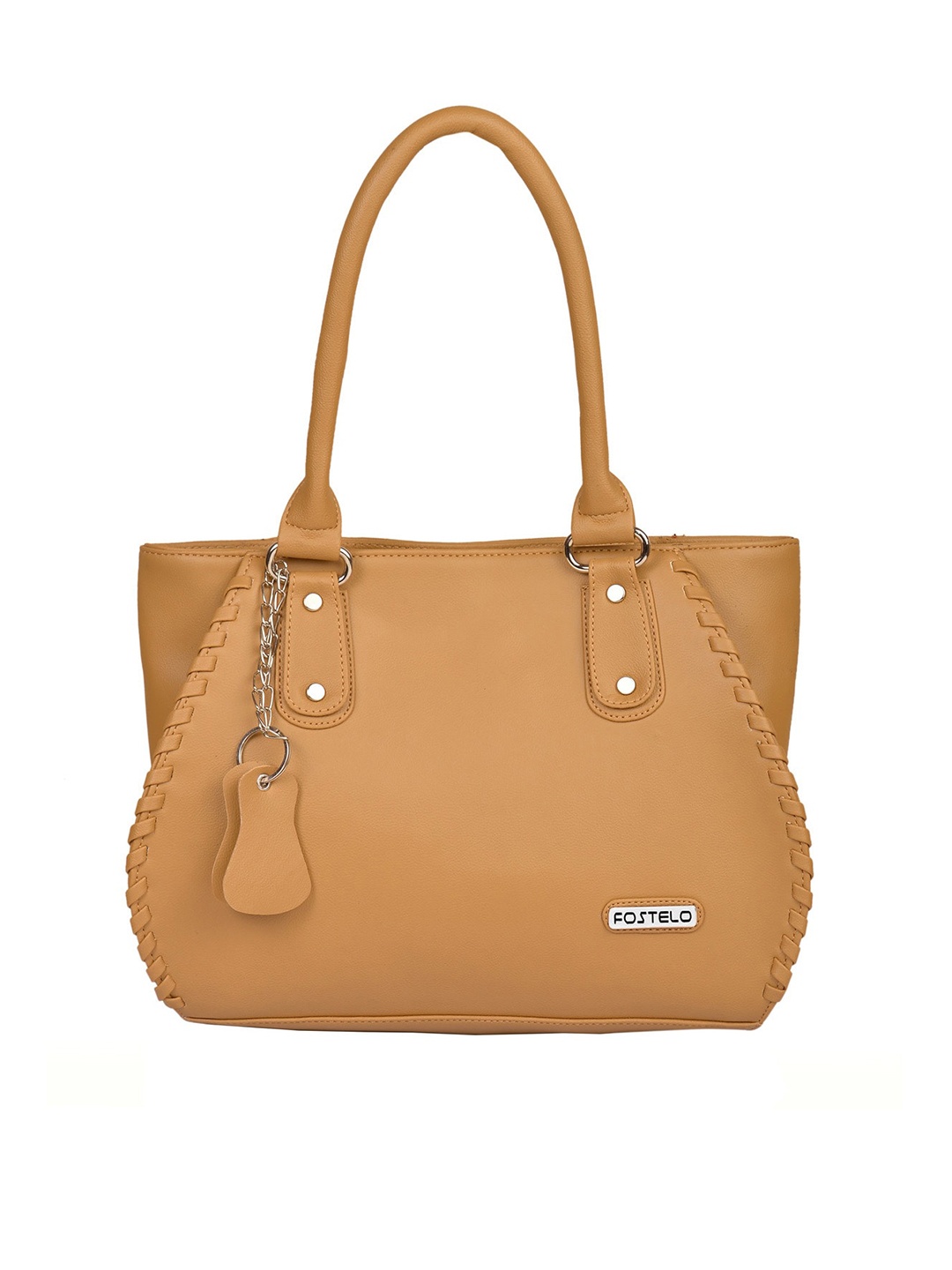 

Fostelo Beige Solid Shoulder Bag