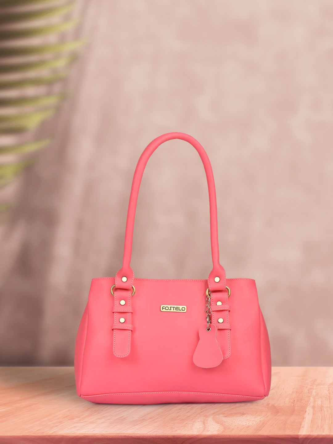 

Fostelo Pink Solid Shoulder Bag