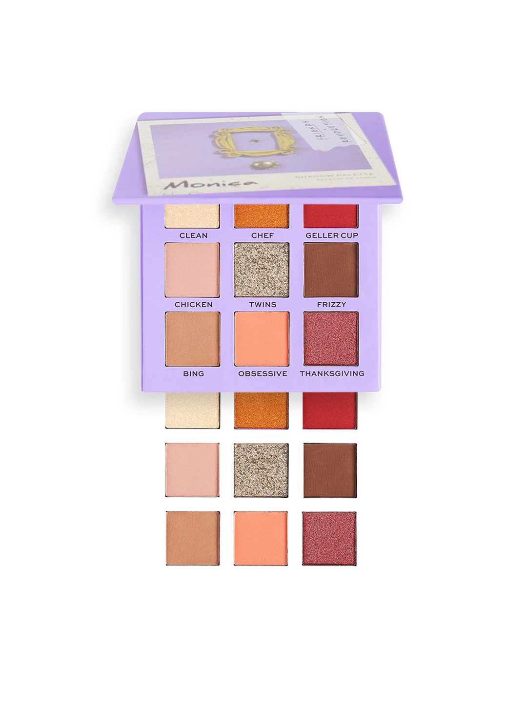 

Makeup Revolution X London Friends The Television Series Eyeshadow Palette - Monica, Multi