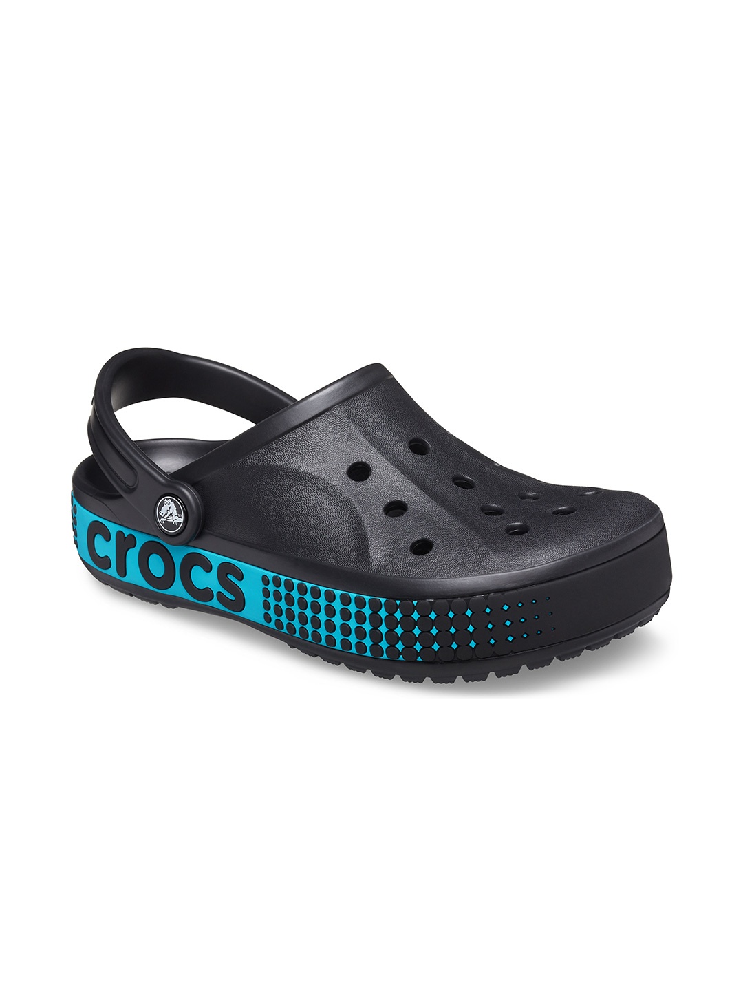 

Crocs Unisex Solid Bayaband Logo Motion Clogs, Grey