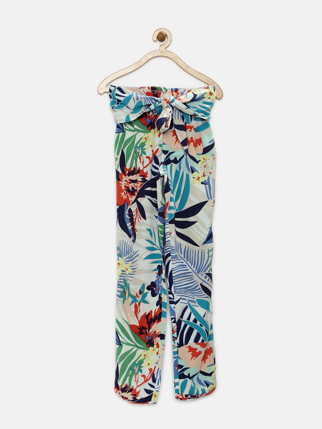 

Gini & Jony Girls Multicoloured Printed Trousers, Multi