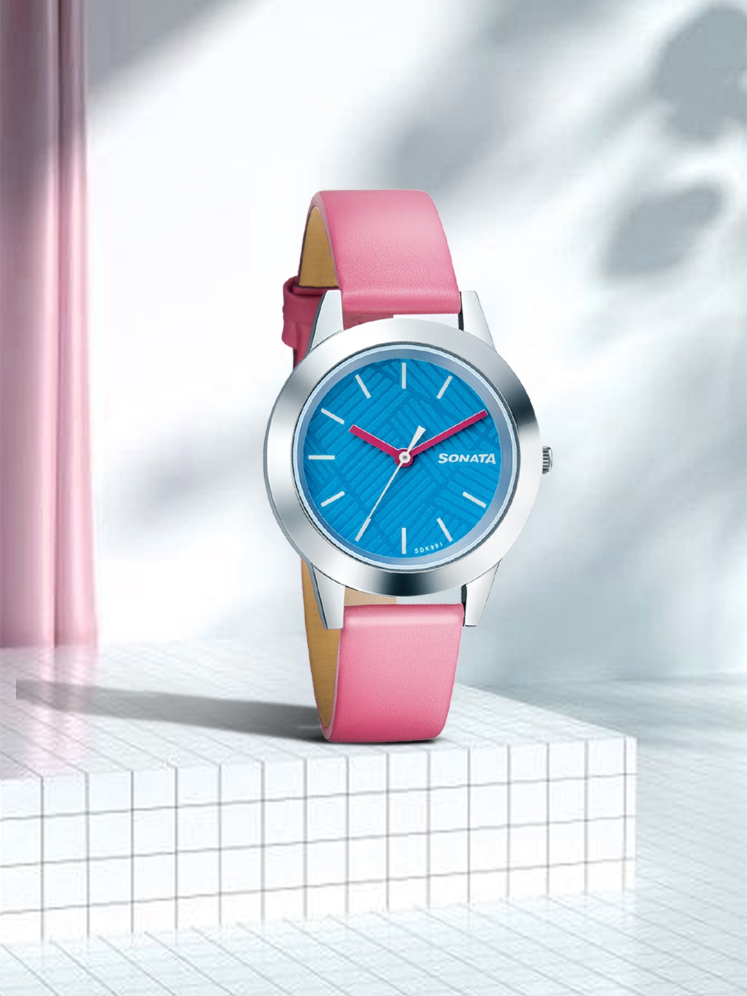 

Sonata Women Blue Analogue Watch 87019SL14