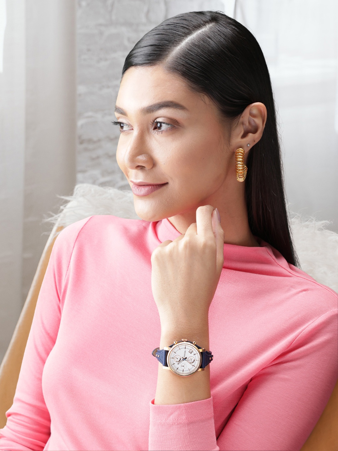 

Fossil Women White Analogue Watch ES3838