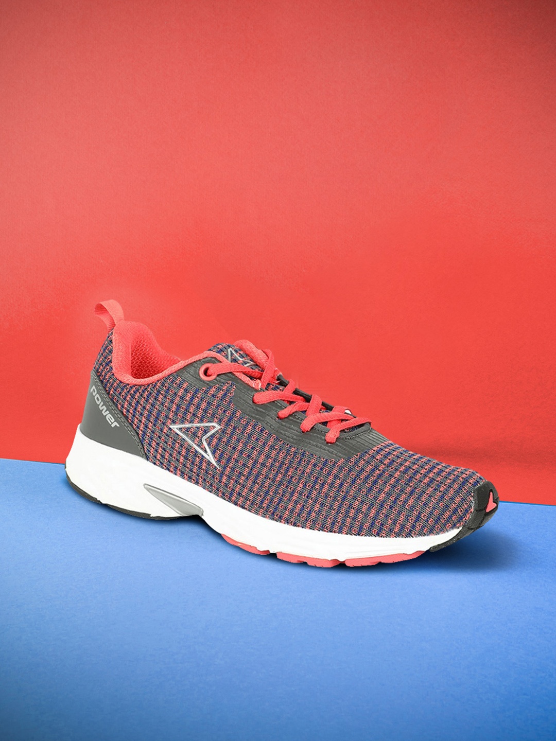 

Power Women Blue Textile Running Shoes